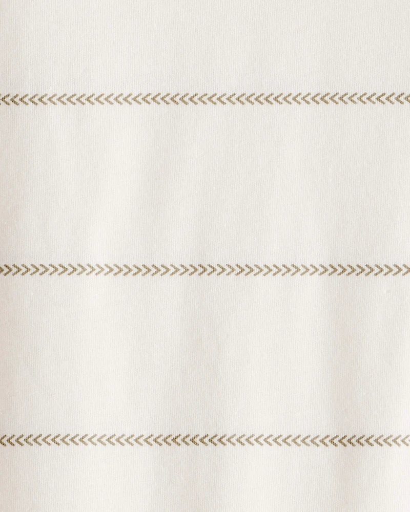 Boys Striped Long-Sleeve Tee - Ivory