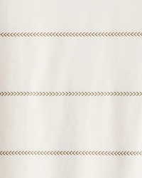 Boys Striped Long-Sleeve Tee - Ivory