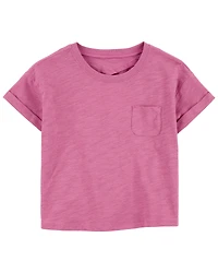 Kid Slub Jersey Open Back Top