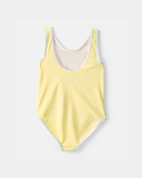 Toddler Girl Sunny day 1-Piece Swimsuit- Yellow