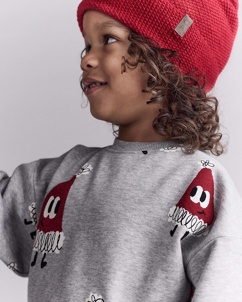 Toddler Boy Beanie - Red