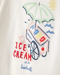 Toddler Girl Ice Cream Top