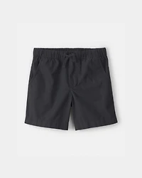 Boys Canvas Shorts - Black