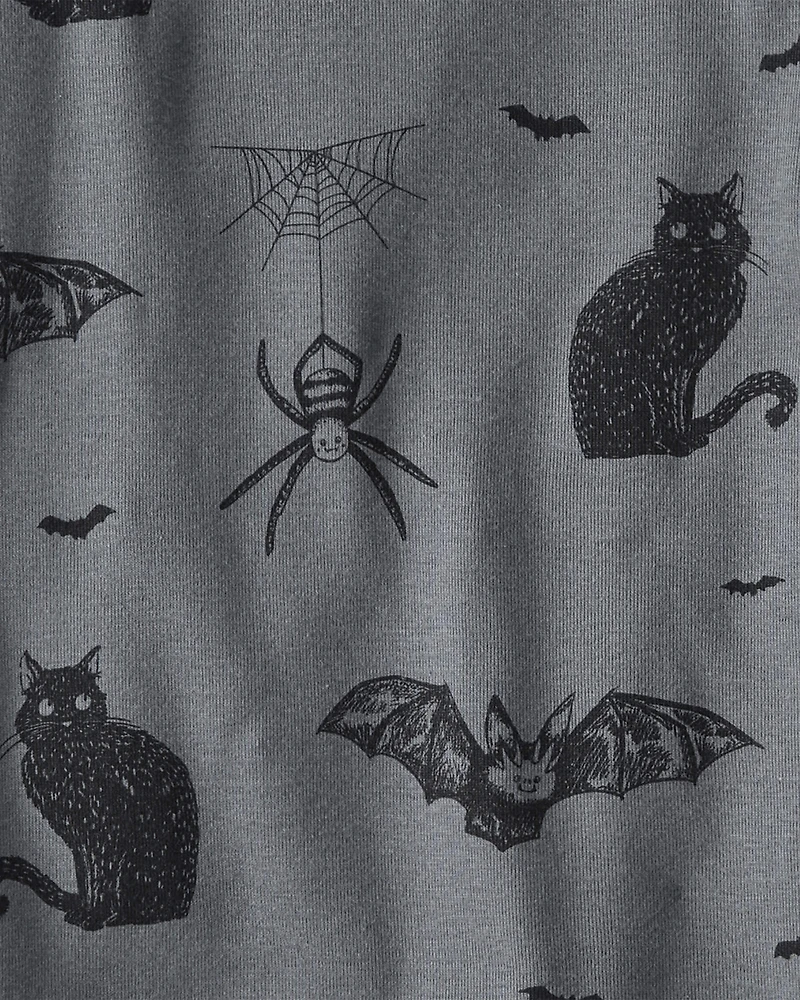 Kids 2-Piece Organic Cotton Pyjamas Spooky Creatures