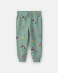 Baby Boy 2-Piece Dinosaur French Terry Sweatshirt & Pant Set - Green