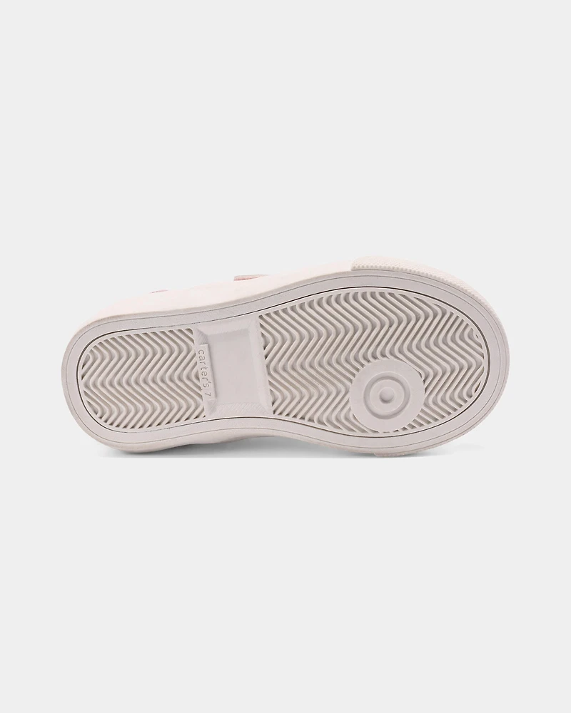 Toddler Girl Love Casual Sneakers - White/Pink