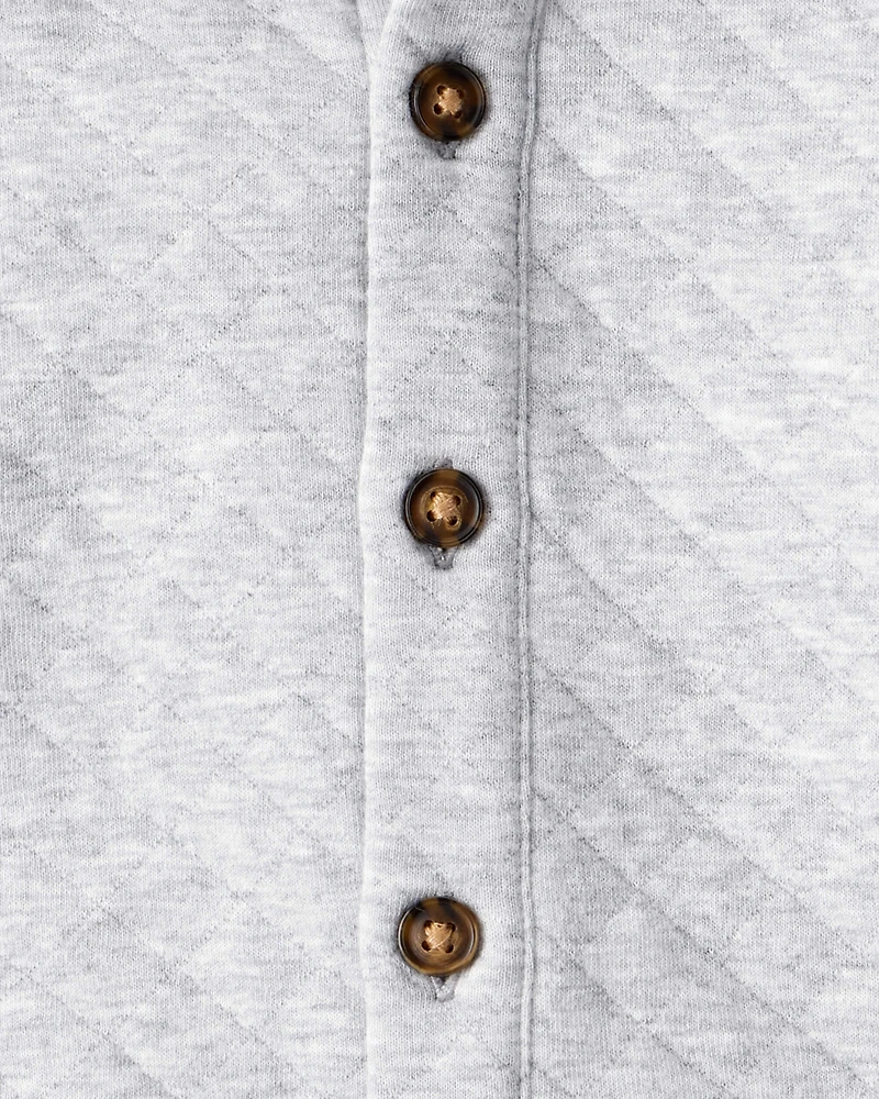 Baby Boy 3-Piece Cardigan, Bodysuit & Pant Set - Grey