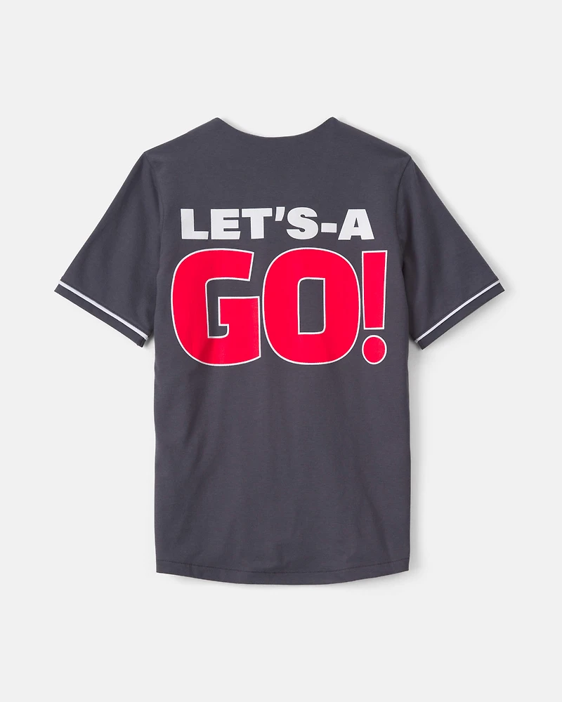 Boys Nintendo Super Mario Jersey - Grey