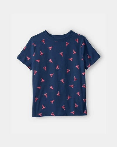 Boys Lobster T-Shirt - Blue