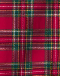 Toddler Boy Plaid Button-Down Shirt - Red