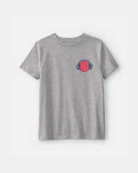 Boys 'Streetball' Basketball Graphic Tee - Grey