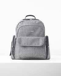 Luna Backpack Diaper Bag - Heather Grey