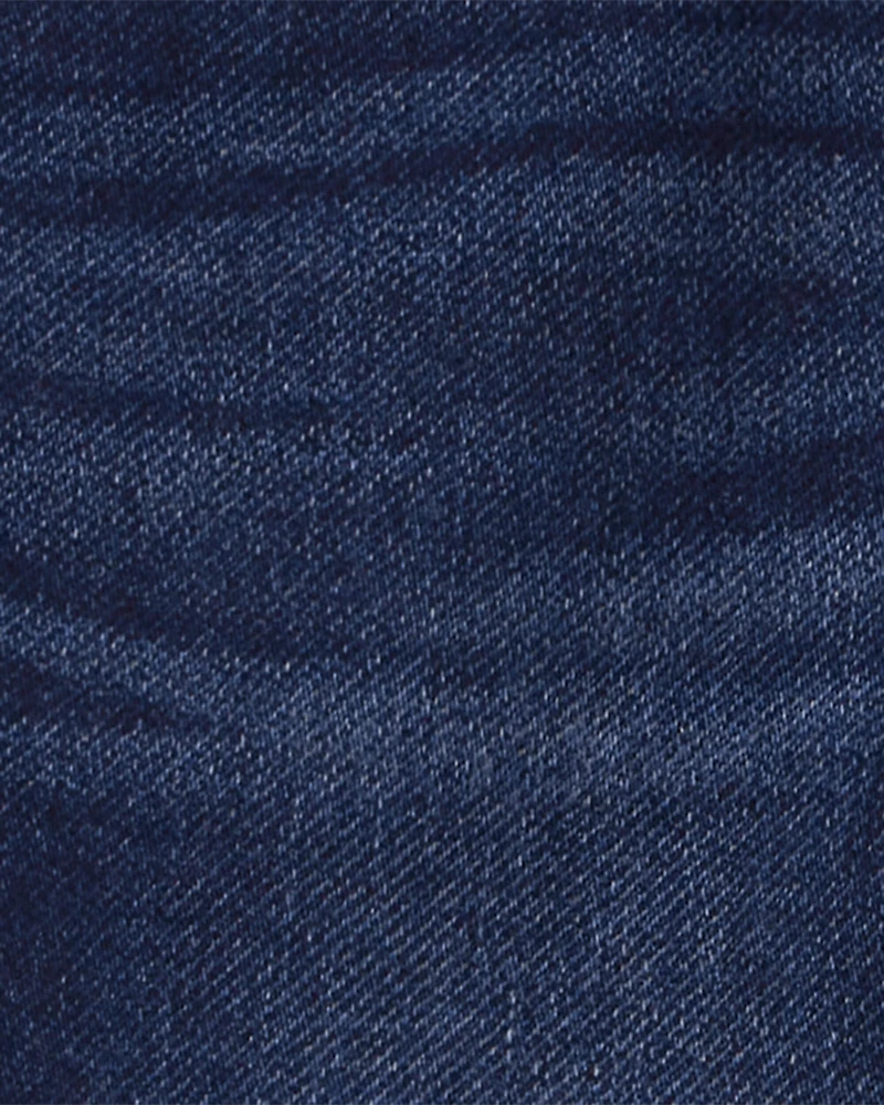 Toddler Knit-Like Denim Drawstring Jeans