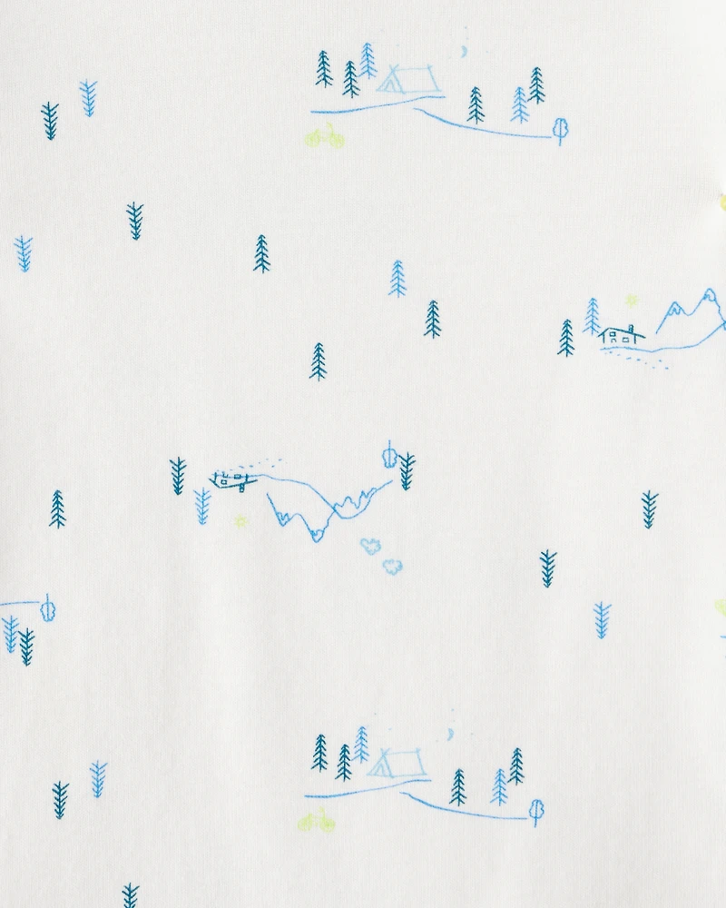 Baby Boy 3-Piece Fleece Vest Outfit Set - Blue