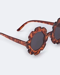 Toddler Girl Scalloped Tortoise Sunglasses