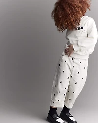 Toddler 'Hello!' Pullover Sweatshirt - Cream