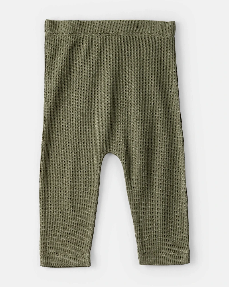Baby Boy 2-Pack Dinosaur Print PurelySoft Pull-On Pants - Green