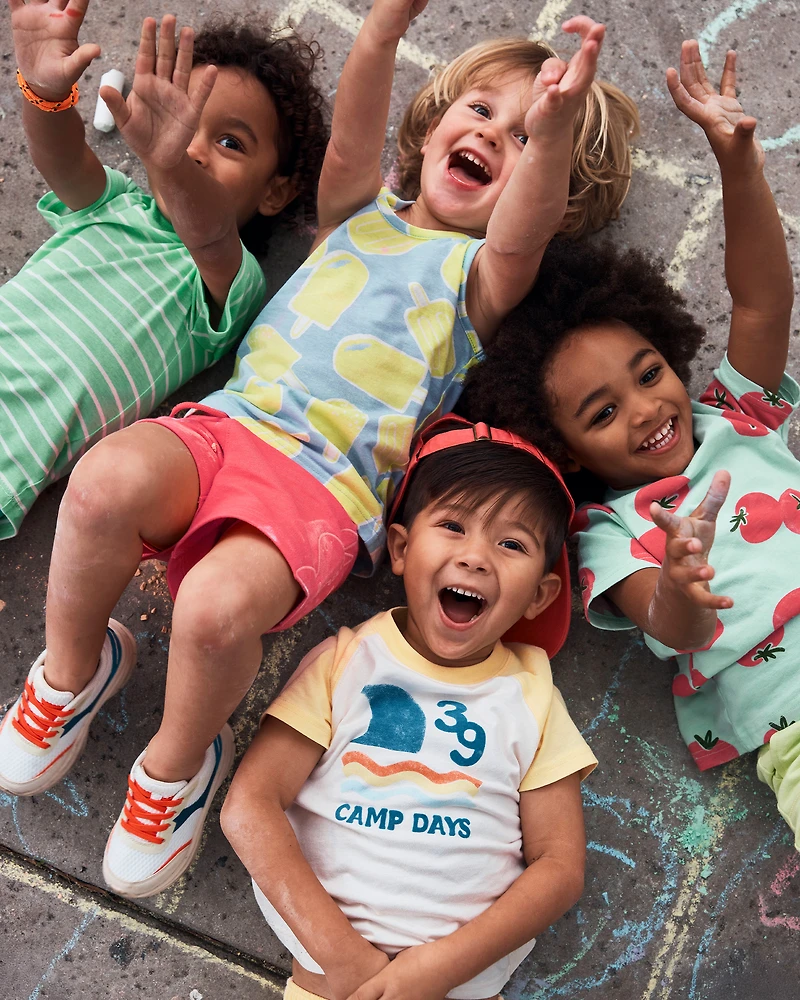 Toddler Boy 2-Piece 'Camp Days' Top & Short Set