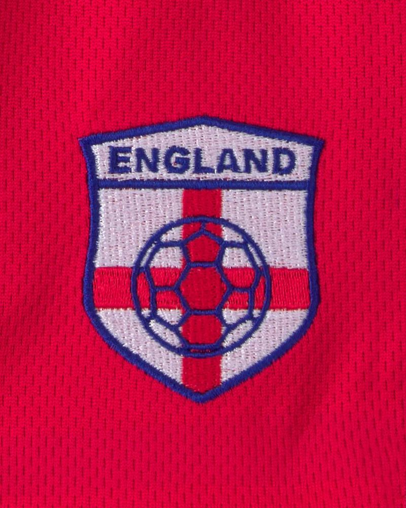 Kids 2-Piece Umbro England Soccer Jersey & Short Set - Red/Blue/White