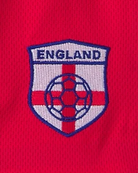 Kids 2-Piece Umbro England Soccer Jersey & Short Set - Red/Blue/White