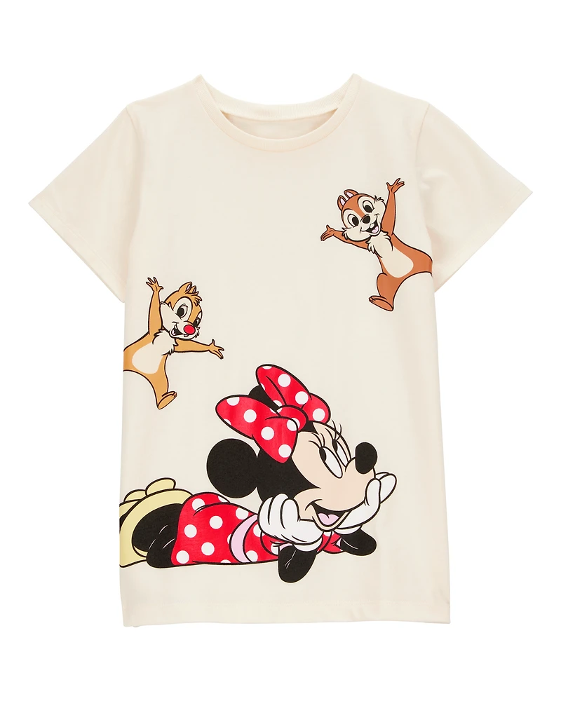 Kid Disney© Minnie Mouse Short-Sleeve Graphic Tee - Cream