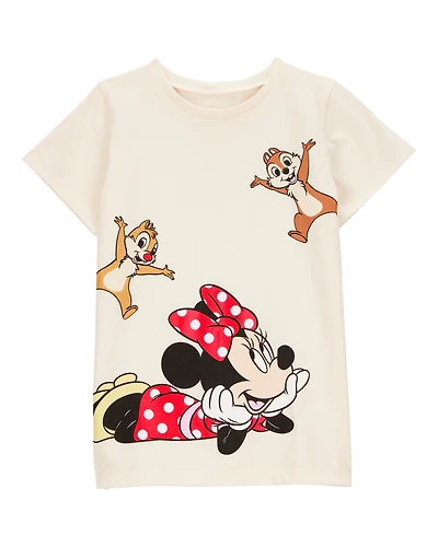 Kid Disney© Minnie Mouse Short-Sleeve Graphic Tee - Cream