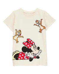 Kid Disney© Minnie Mouse Short-Sleeve Graphic Tee - Cream