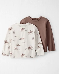 Toddler Boy 2-Pack Organic Cotton Tees