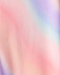 Girls Unicorn Ombre Loose Fit Long-Sleeve Zip-Up 1-Piece Pyjamas