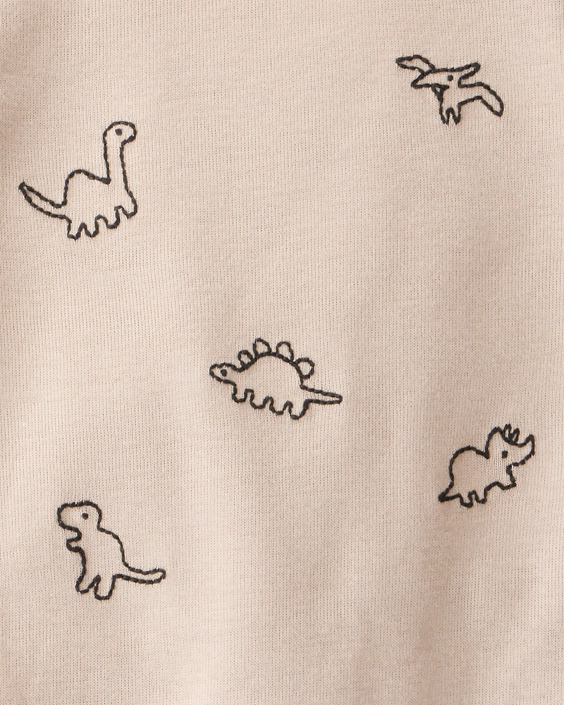 Baby Boy 2-Piece Dinosaur Long-Sleeve Bodysuit Pant Set