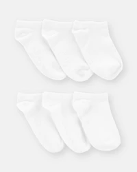 Toddler 6-Pack No-Show Socks