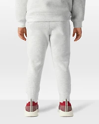 Toddler Boy Solid Fleece Cotton Jogger - Grey