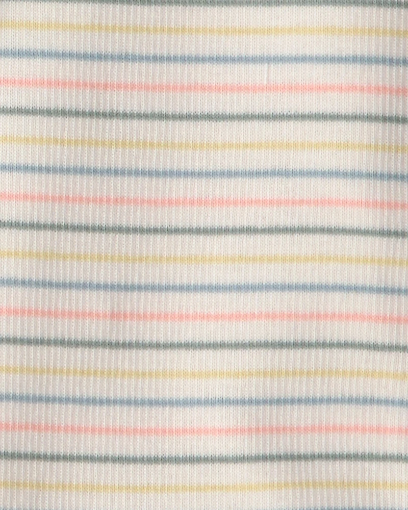 Baby 3-Pack Organic Cotton Bodysuits Veggie Fruit Print