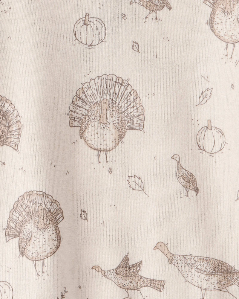 Baby Organic Cotton Pyjamas Autumn Grove Print