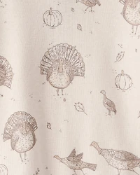 Baby Organic Cotton Pyjamas Autumn Grove Print