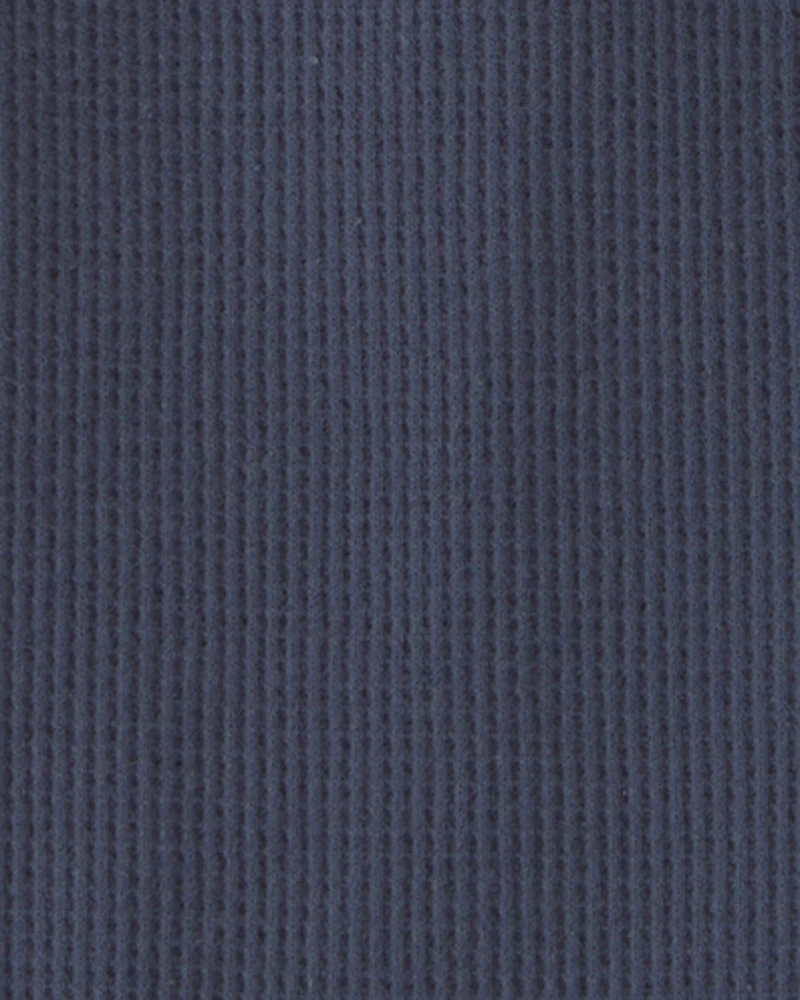 Baby Organic Cotton Waffle Knit Romper