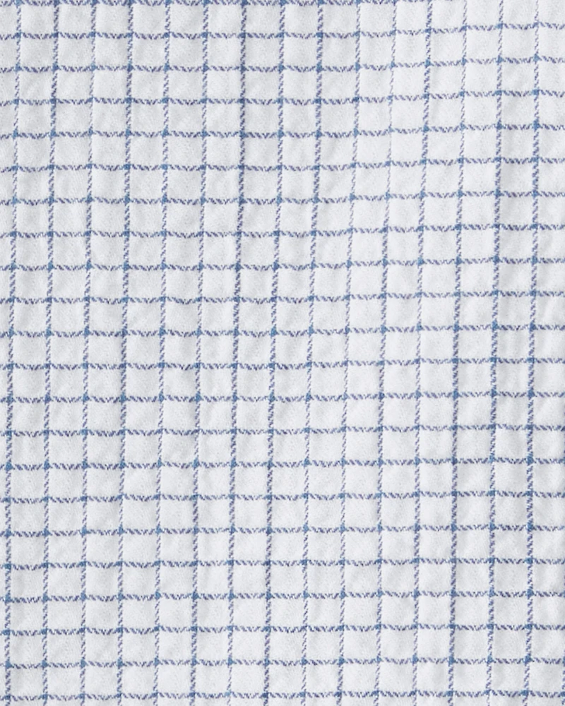 Baby 2-Piece Organic Cotton Gauze Checkered Set