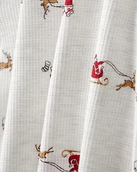 Baby 2-Piece Sleigh Print PurelySoft Tee & Pant Set - Grey