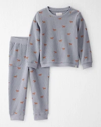 Toddler Organic Cotton Pyjamas Shadow Fox Print