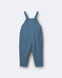 Toddler Girl Knot-Tie Overall - Teal