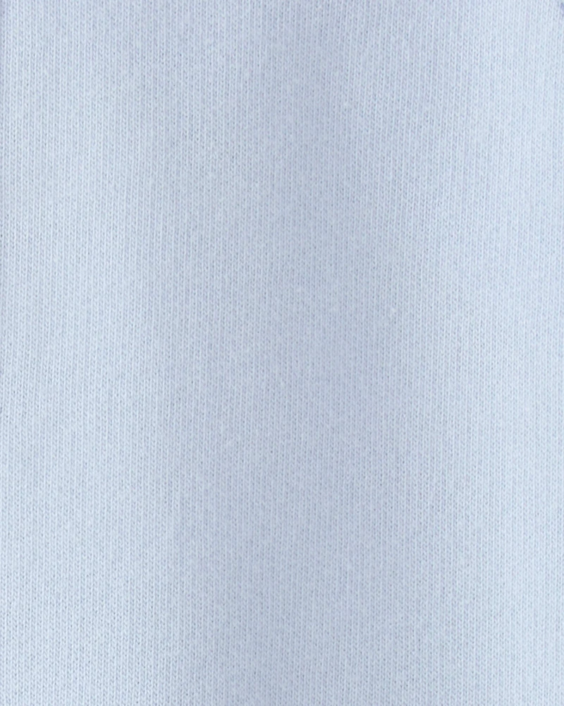 Baby Boy 2-Piece Easter Bunny Shortall Set - Blue/Cream