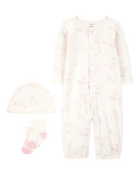 3-Piece Bunny Converter Gown & Cap Set
