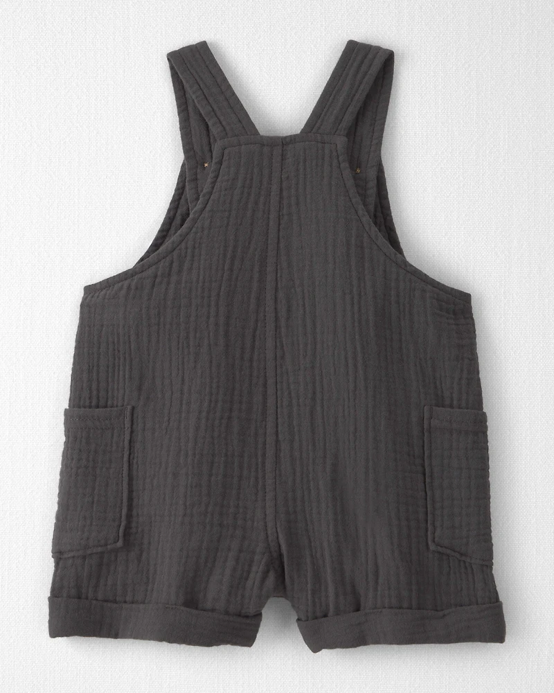 Baby Organic Cotton Gauze Shortalls