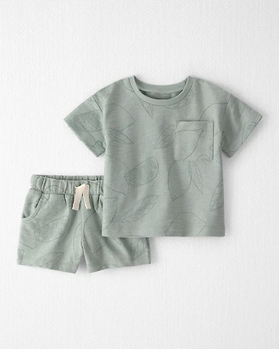 Baby 2-Piece Shorts Set Made with Organic Cotton Sienna Breeze
