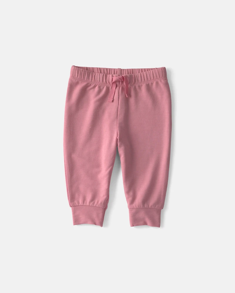 Baby Girl 2-Piece PurelySoft™ Long-Sleeve Layering Set - Pink