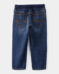 Toddler Pull-On Denim Pants