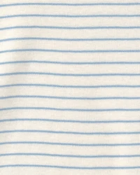 Baby Boy 4-Pack Lion Long-Sleeve Bodysuits - Blue/Grey/Ivory