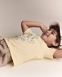 Toddler Favorite Ingredients' Relaxed Graphic Tee - Yellow