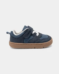 Baby Boy Every Step® First Walker Casual Shoes - Blue/Brown