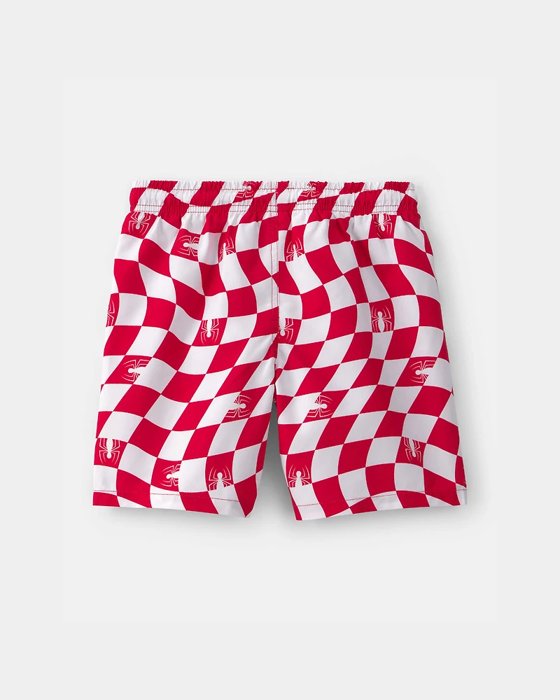 Boys ©Marvel Spider-Man Swim Trunks - Red/White